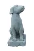 Product image 1 of the product “Sitting hunting dog on pedestal, approx. 65cm high ”