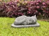 Product image 1 of the product “Lilith -Lying cat on pedestal, 33cm L | cast stone ”