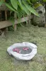 Product image 1 of the product “Nature's Touch cast stone bowl, 33 cm Length ”