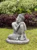 Product image 1 of the product “Hema - Buddha relax - left knee is up, 45 cm H | cast stone ”