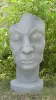 Product image 1 of the product “Aras - Face looking to the right, 120 cm H | cast stone ”