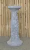 Product image 1 of the product “Rinjani - pedestal, tapered, with lotus motif, Ø 30cm, 71cm H | cast stone ”