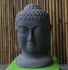Product image 1 of the product “Buddha Mask - half head, in the sizes from 75cm to 125cm, Antique Finish ”
