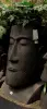 Product image 1 of the product “Abstract head as planter. 100 cm height, cast stone, hollow, handcrafted & coloured ”