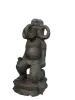 Product image 1 of the product “Kneeling Ganesha with 3 heads ”