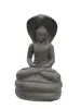 Product image 1 of the product “Seated Buddha, protected by a cobra. 76 cm high. Cast stone, handcrafted & colored ”