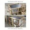 Product image 1 of the product “Basin from Riverstone, Natural surface, polished inside. Dia approx 81-85. Height 51-55 ”