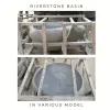Product image 1 of the product “Basin from Riverstone, Natural surface, polished inside. Dia approx 86-90. Height 46-50 ”