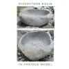 Product image 1 of the product “Riverstone basin, natural surface, polished inside. Dia approx 151-160cm Height 61-70cm ”