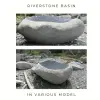 Product image 1 of the product “Riverstone basin, natural surface, polished inside. Dia approx 161-170cm Height 61-70cm ”