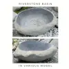 Product image 1 of the product “Riverstone basin, natural surface, polished inside. Dia approx 161-170cm Height 71-80cm ”