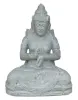 Product image 1 of the product “Seated Dewi Sri made of Riverstone in Dharmachakra gesture of wheel of the teaching of the Dharma. in the sizes from 45cm to 100cm, Natural finish ”