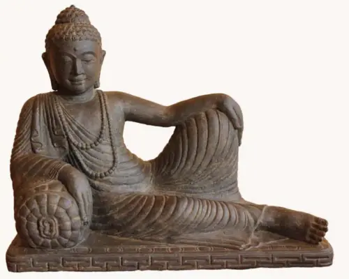 Product image of the product “Buddha lying, cast stone, 80cm width ”