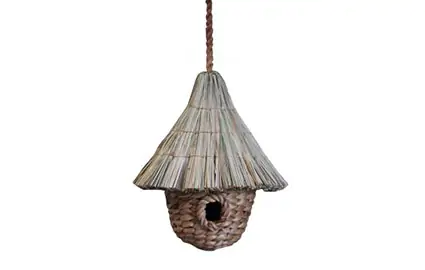 Product image of the product “Birdhouse, waterhyazinthm Straw, Cocosrope S 20x20x28 cm ”