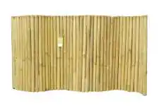 Product image of the product “Bamboo fence Malang, Apus (yellow-brown) made with flexible stainless steel. Diameter 3-5cm 180x90 cm Height. ”