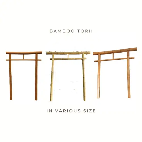 Product image of the product “Japanese Torii, yellow-brown, in the sizes from 150 - 265cm. ”