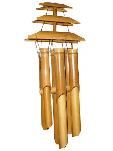 Product image of the product “Bambuswindspiel Pagoda, 40cm Bambus ”