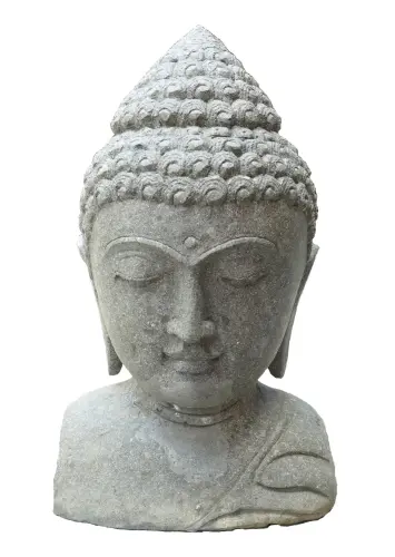 Product image of the product “Buddha Bust, in the sizes from 50cm to 150cm, natural finish ”