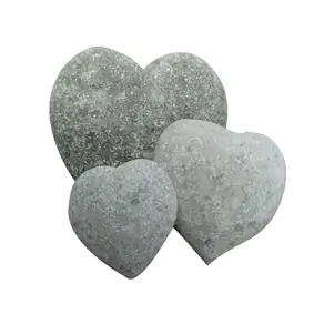 Product image of the product “Decoration Heart, in the size from 8 to 25cm, basanite, natural ”