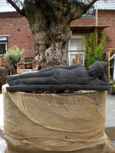 Product image of the product “Lying Buddha, 75cm wide, antique finish ”