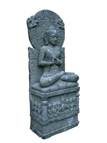 Product image of the product “Seated Buddha Relief 140cm, natur ”