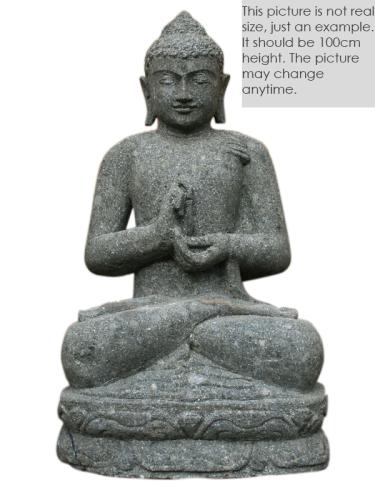 Product image of the product “Seated Buddha, 100cm high, antique finish ”