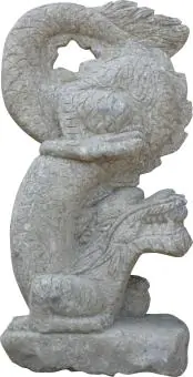 Product image of the product “Standing Dragon, made from Naturestone Basanit, 105 cm ”