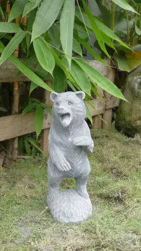 Product image of the product “Standing Bear on 2 legs, 41 cm Height | cast stone ”
