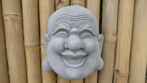 Product image of the product “Mian - Big Buddha mask, 21cm H | cast stone ”