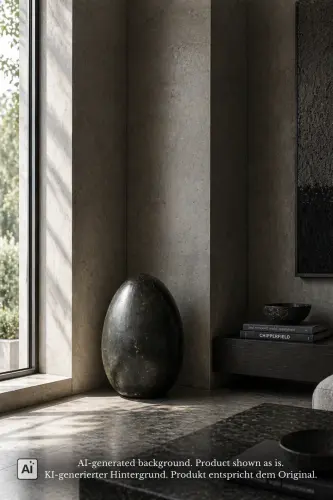 Product image of the product “Egg, 50cm Height | GRC (Glassfibre Reinforced Concrete), Copper Finish ”