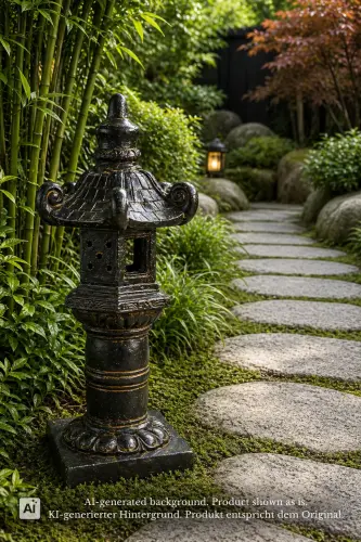 Product image of the product “Lamp, 40cm Ø and 80cm Height | GRC (Glassfibre Reinforced Concrete), Copper Finish ”