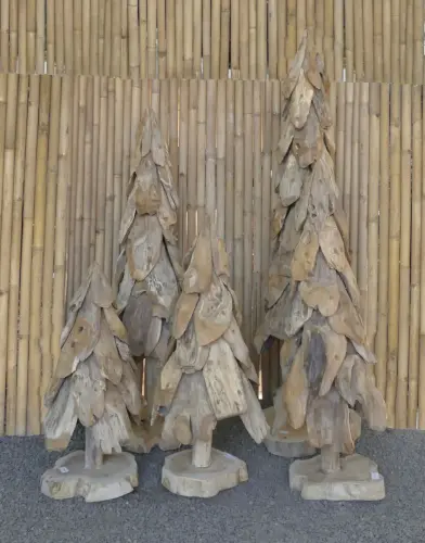 Product image of the product “Fir Tree Rough, Made from teak root pieces, in the sizes from 80 to 200cm ”