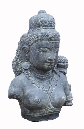 Product image of the product “Dewi Tara Bust, 48cm high, with Lotus bud ”