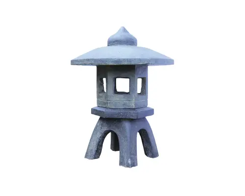 Product image of the product “Japanese garden lantern, 70 cm height, cast stone, handcrafted & coloured ”