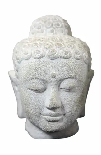 Product image of the product “Buddha head, 34 cm, white ”