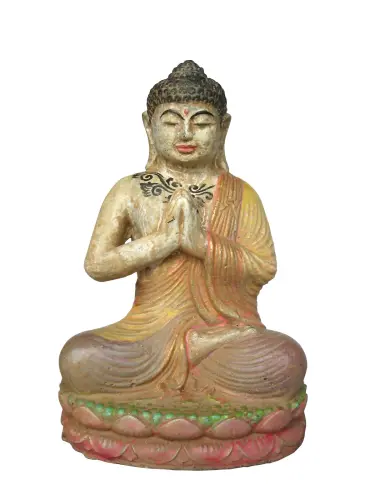 Product image of the product “Buddha, sitting 26cm cast stone painted ”
