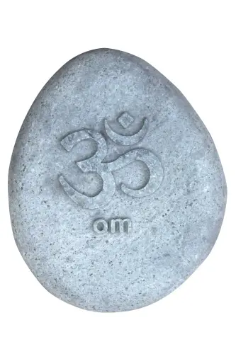 Product image of the product “Pebble with OM symbol as relief ”