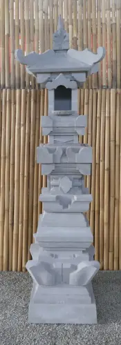 Product image of the product “Balinese Temple, casted with Paras Stone, with open small temple on top, with step at bottom, 190cm. Mulitparted ”
