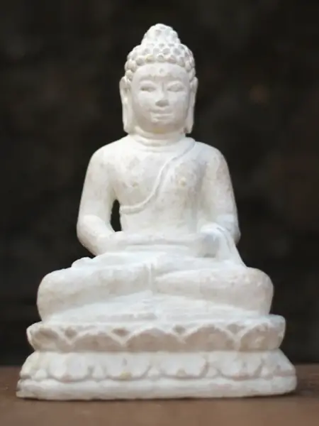 Product image 1 of the product “Sitting Buddha, 30 cm, white ”