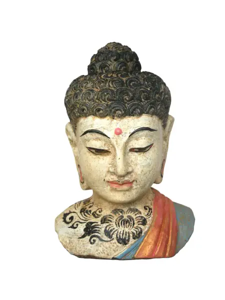 Product image 1 of the product “Buddha Bust, 29 cm, handpainted ”