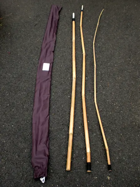Product image 1 of the product “Bamboo stick for Bali Flag, 350cm Plug-in system in satin pouch ”