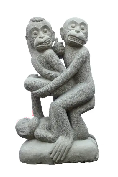 Product image 1 of the product “3 monkeys having fun (A) ca 75cm height ”