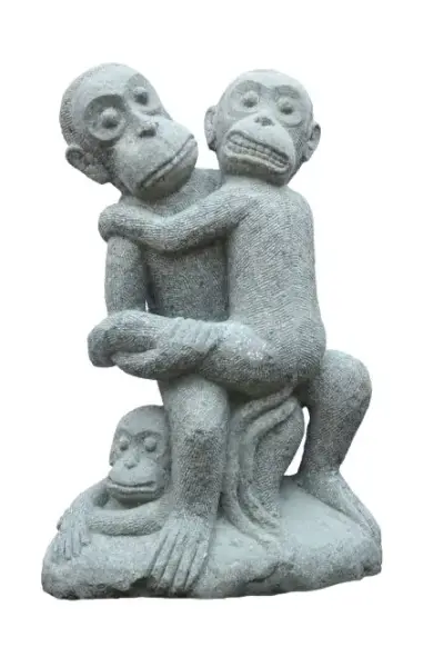 Product image 1 of the product “3 monkeys having fun (B) ca 75cm height ”