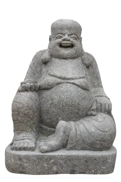 Product image 1 of the product “Laughing Buddha, china style, in the sizes from 40cm to 100cm, Natural finish ”