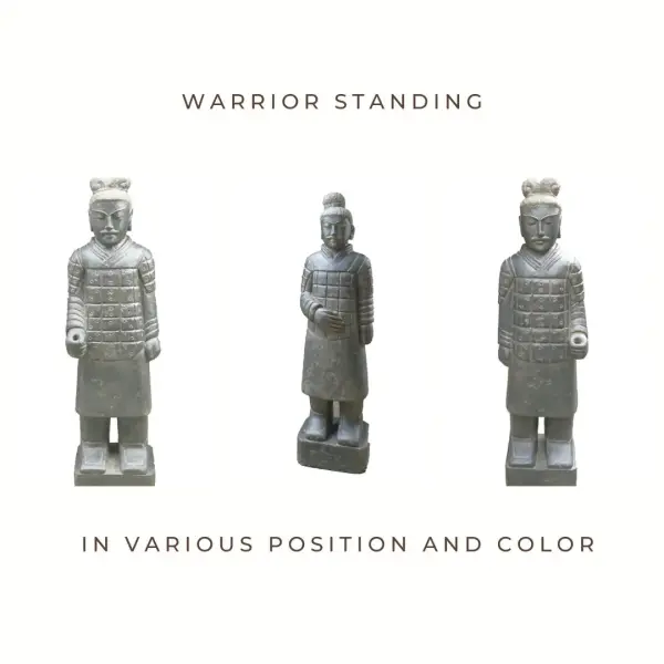 Product image 1 of the product “Standing soldier, 175cm height, in various positions. Antique finish and Natural finish ”