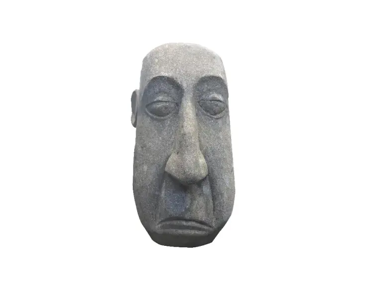 Product image 1 of the product “Head Doctore 60cm H Natural stone (Basanit), stonemasonry ”
