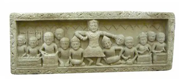 Product image 1 of the product “Relief Figures in rect frame 50x150cm ”
