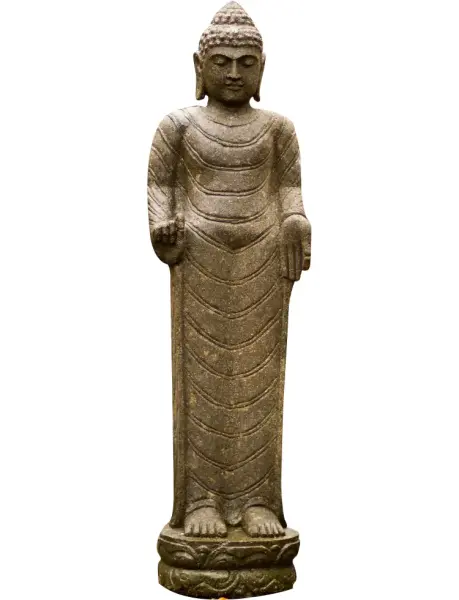 Product image 1 of the product “Stehender Buddha, 120cm hoch, Natur ”