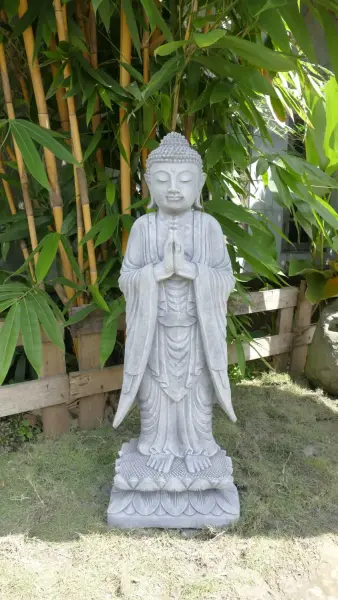 Product image 1 of the product “Jagan - Standing Buddha, 106cm H | cast stone ”