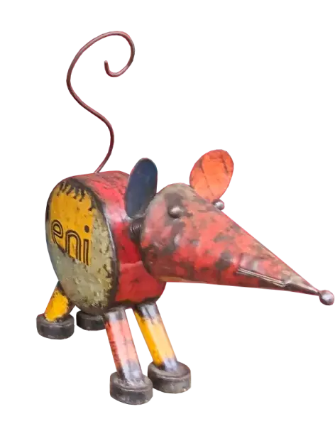 Product image 1 of the product “Mouse medium 26 cm Height, metal art. ”